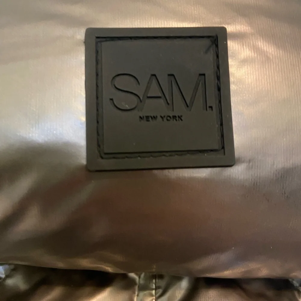 SAM. Freedom Goose Down Feather Vest In Gunmetal